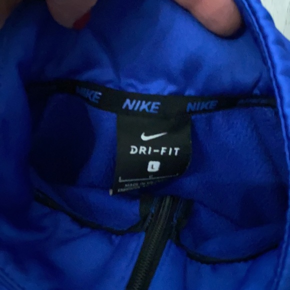 Nike dri fit sweat shirt hoody pullover zip up - Picture 4 of 7